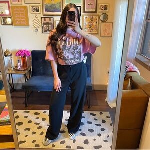Vintage 90s Black Trouser Pant